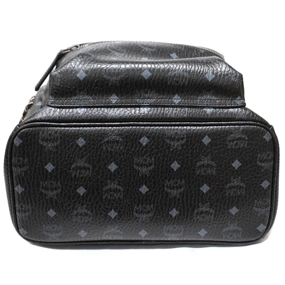 Mcm Leather Backpack Studs Black - image 5
